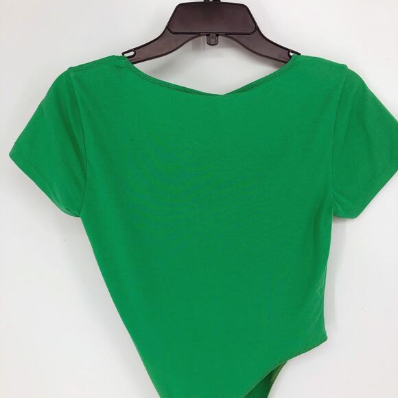 NWT RE/DONE x Pamela Anderson Stretch Organic Cotton-Jersey Bodysuit - Picture 4 of 10